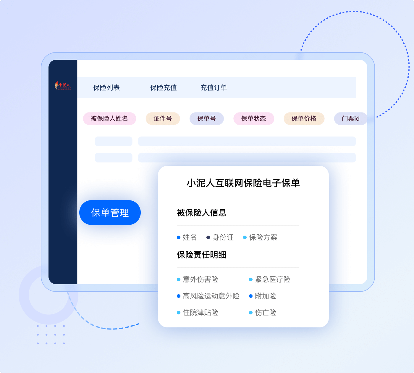 智能化保单全流程管理